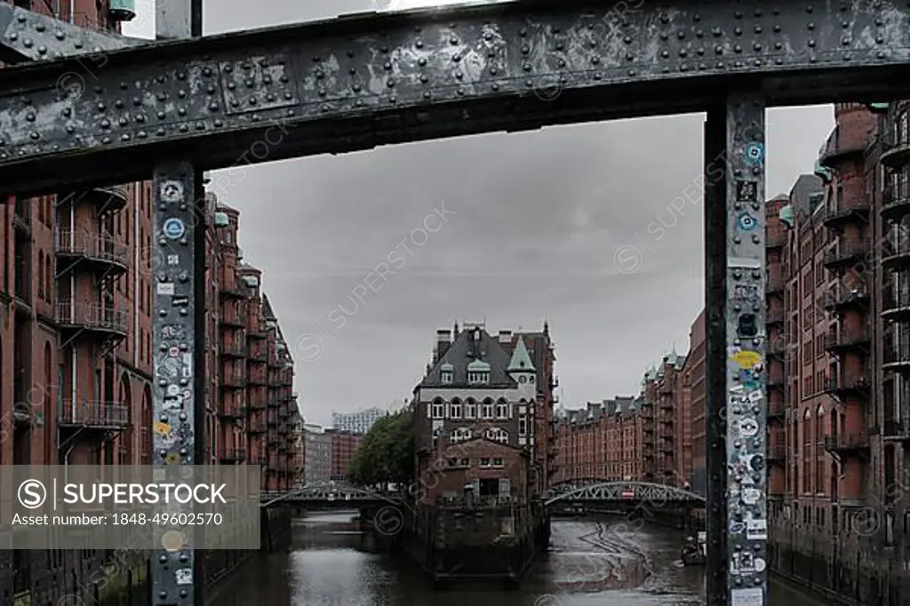 Elbschloesschen in the Speicherstadt, Hanseatic City of Hamburg, Hamburg, Germany, Europe