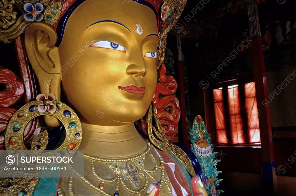 Maitreya Buddha, Tikse Monastery, Ladakh, India