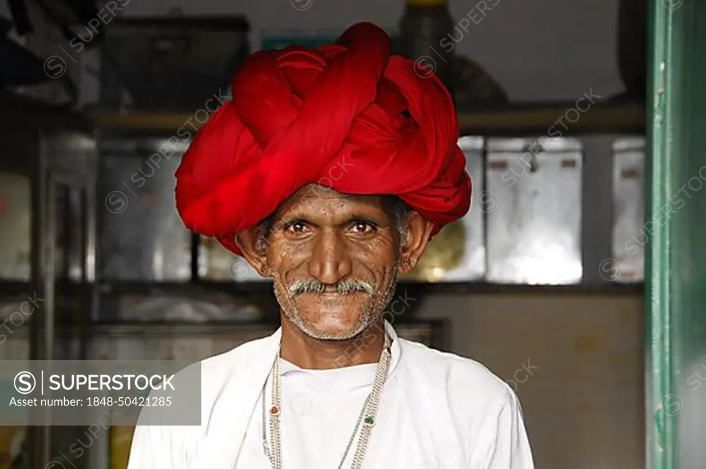 Indian, portrait, Pushkar, Rajasthan, North India