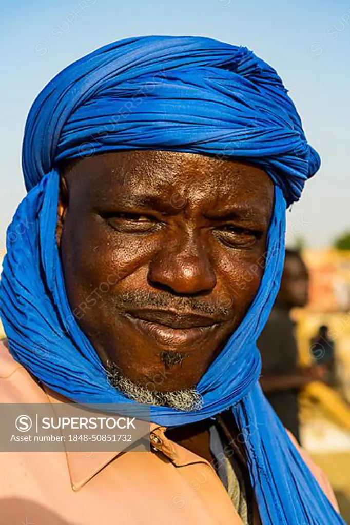 Tuareg at the animal market, Unesco world heritage sight Agadez, Niger, Africa