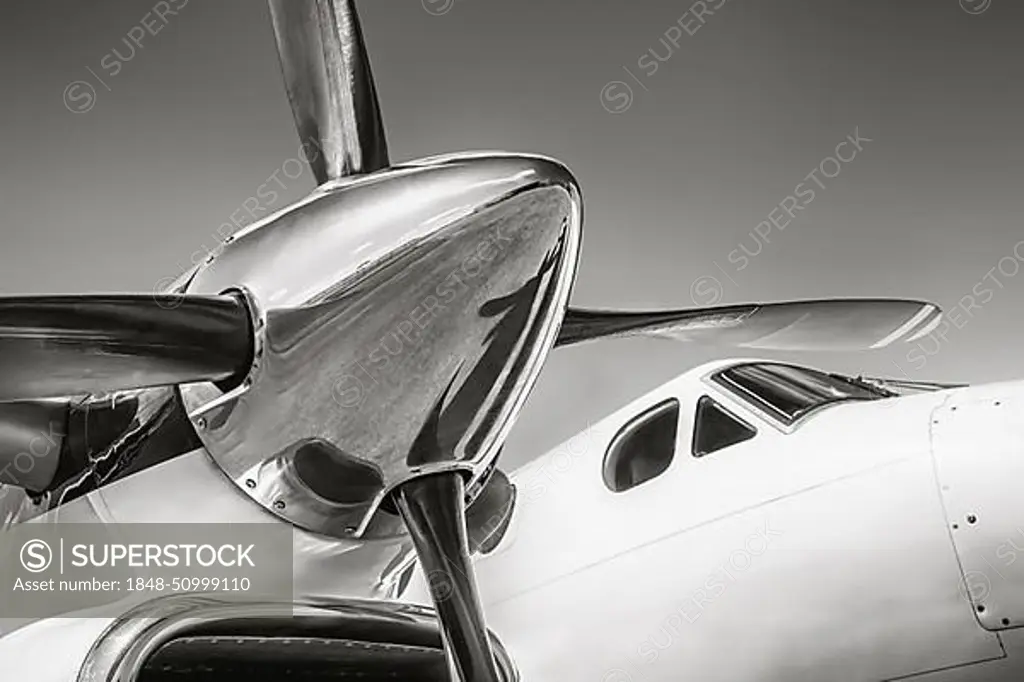 propeller of an sports plane