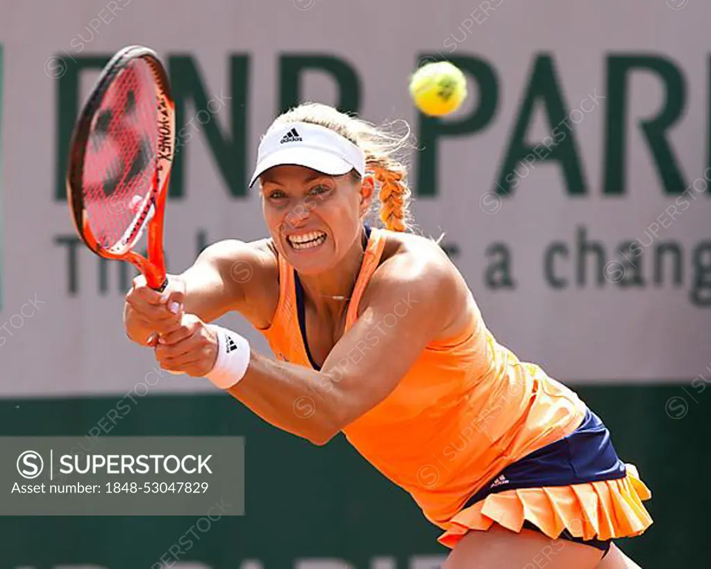 Angelique Kerber (GER), French Open 2015 Grand Slam Tennis Turnier, Paris, France, Europe