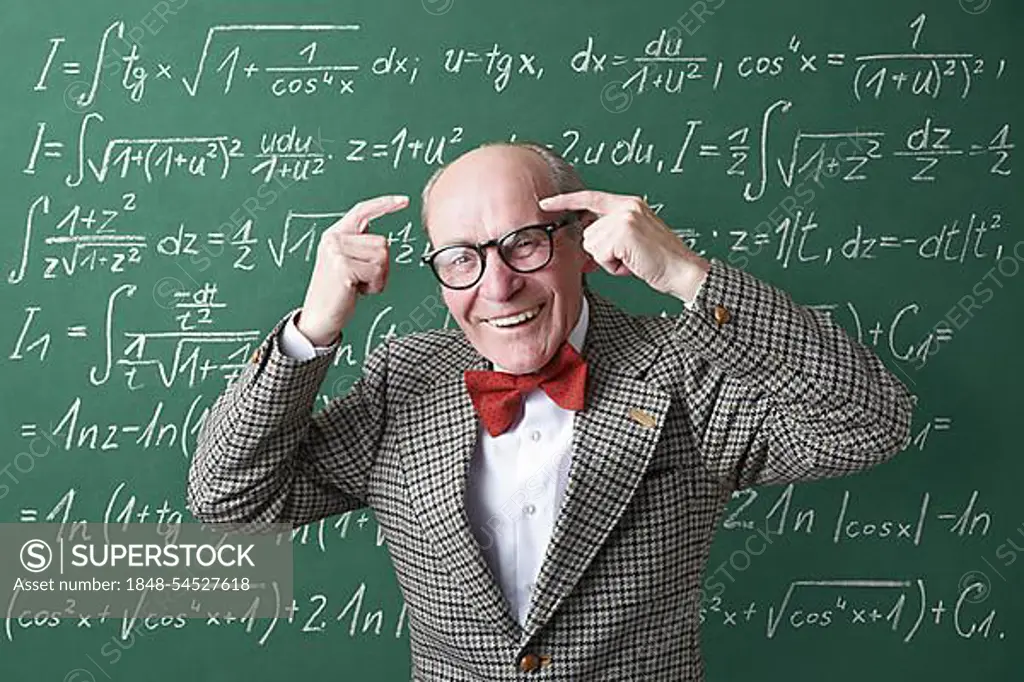 Professor, teacher, blackboard, mathematic formulas, equations, mathematic lessons, maths