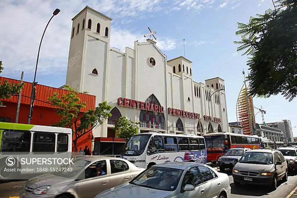 Catedral Evangelica de Chile, Pentecostal Church, Santiago de Chile, Chile, South America