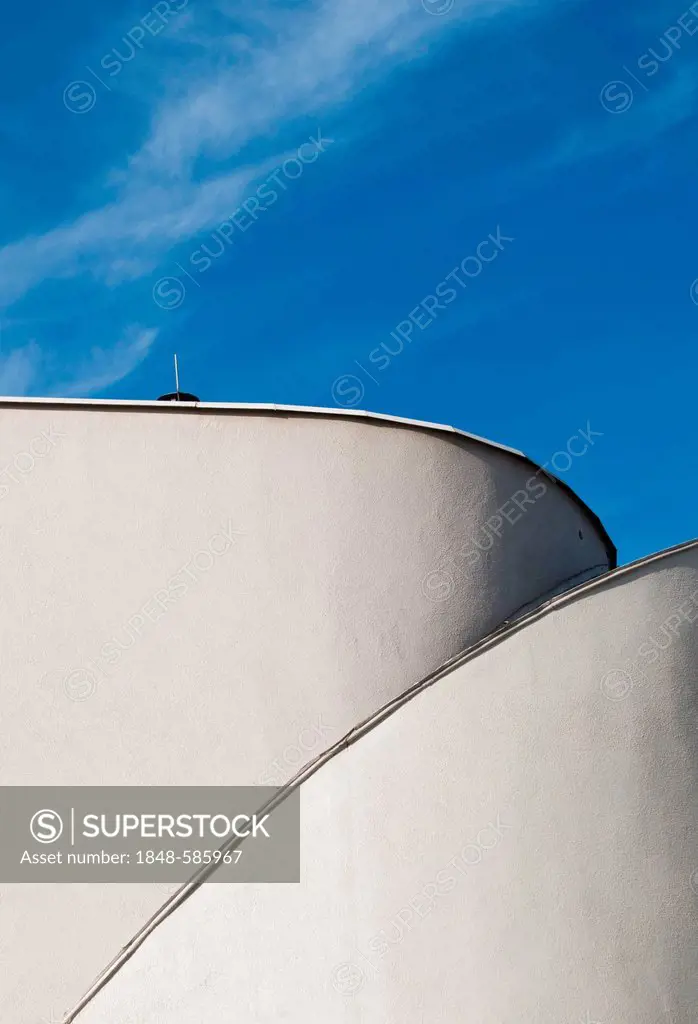 Architectural detail of a house by Hans Scharoun, at Weissenhofsiedlung, Weissenhof Estate, Stuttgart, Baden-Wuerttemberg, Germany, Europe