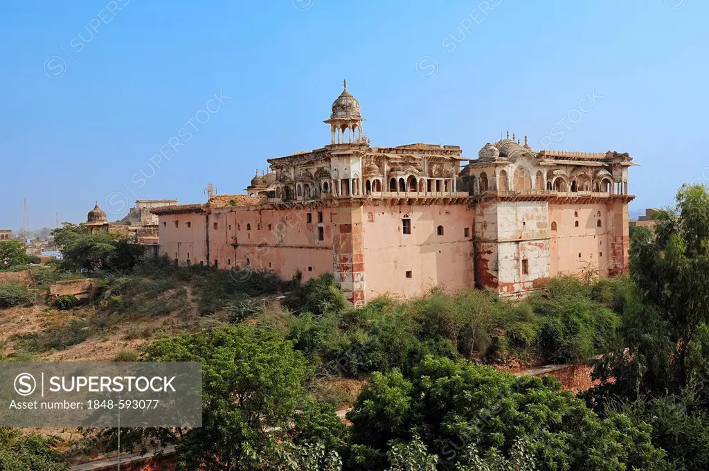 Bharatpur Fort and dirty moat in Rajasthan, India Stock Photo | Adobe Stock