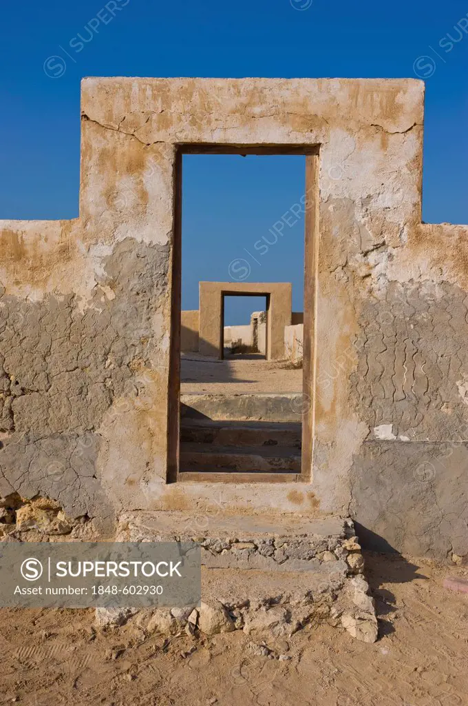 Old abandoned village, Qatar, Arabian Peninsula, Middle East