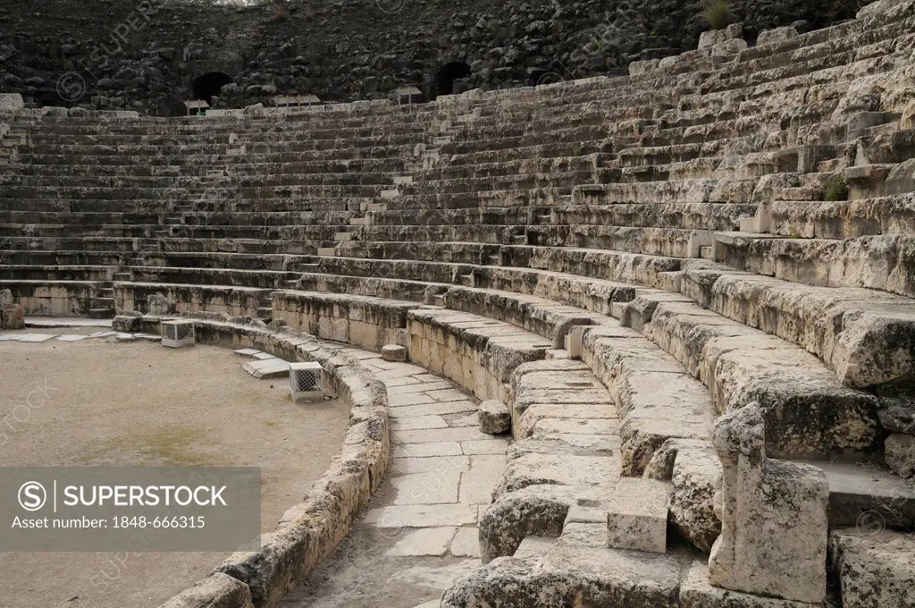 Roman theatre, Bet Shean or Beit She'an, Israel, Middle East