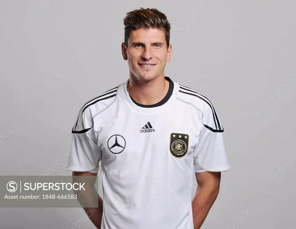 Mario Gomez, official portrait of the German National Football Team