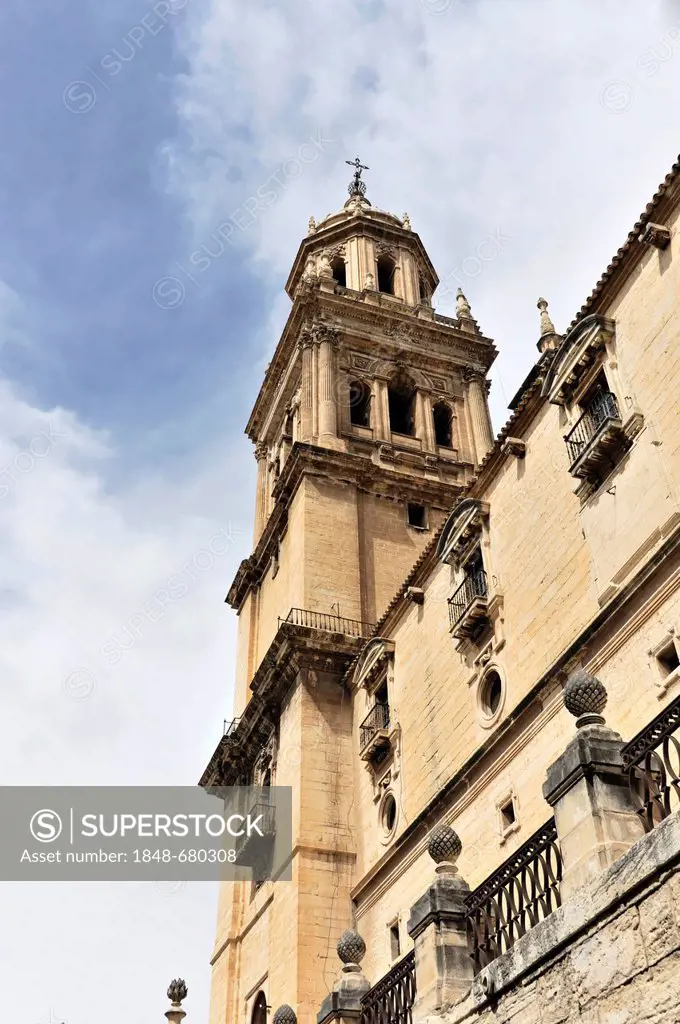 Catedral de Jaén, Jaén Cathedral from the 13th century, Renaissance period, Jaén, Andalusia, Spain, Europe