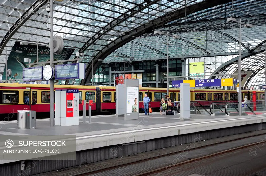 Berlin Central Station, Mitte district, Berlin, Germany, Europe