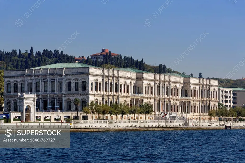 Kempinski Hotel in Ciragan Palace, Ciragan Sarayi, seen from the Bosphorus