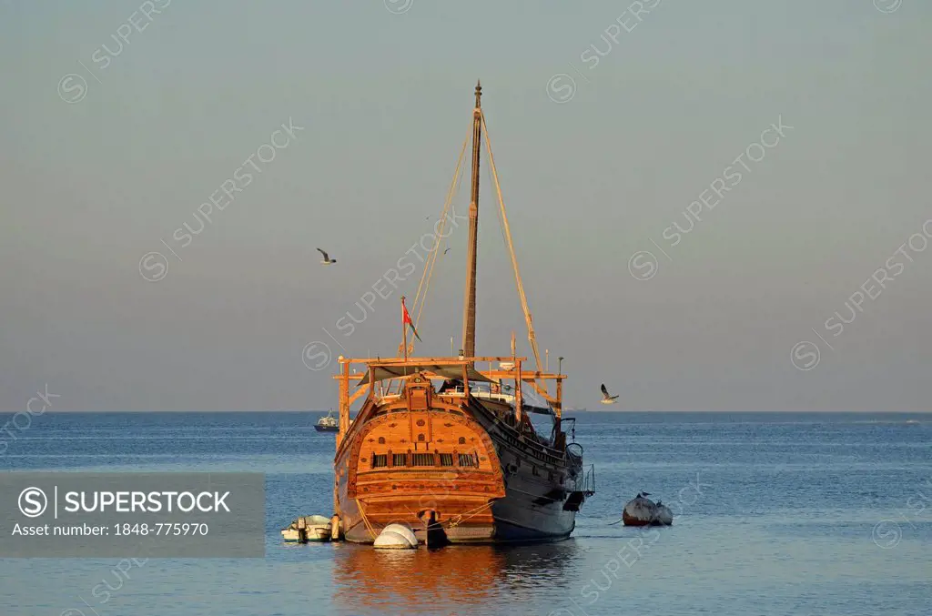 Dhow in the harbor