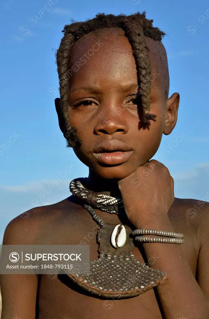 Himba girl, portrait