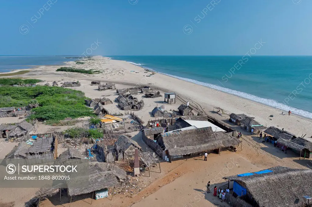 Locals Live in Their Temporary Huts in Dhanushkodi, Tamil Nadu, India.  Editorial Image - Image of places, rameswaram: 54624580