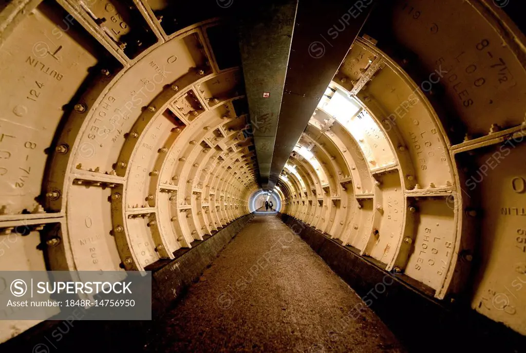 Pedestrian tunnel, Greenwich, London, England, Great Britain