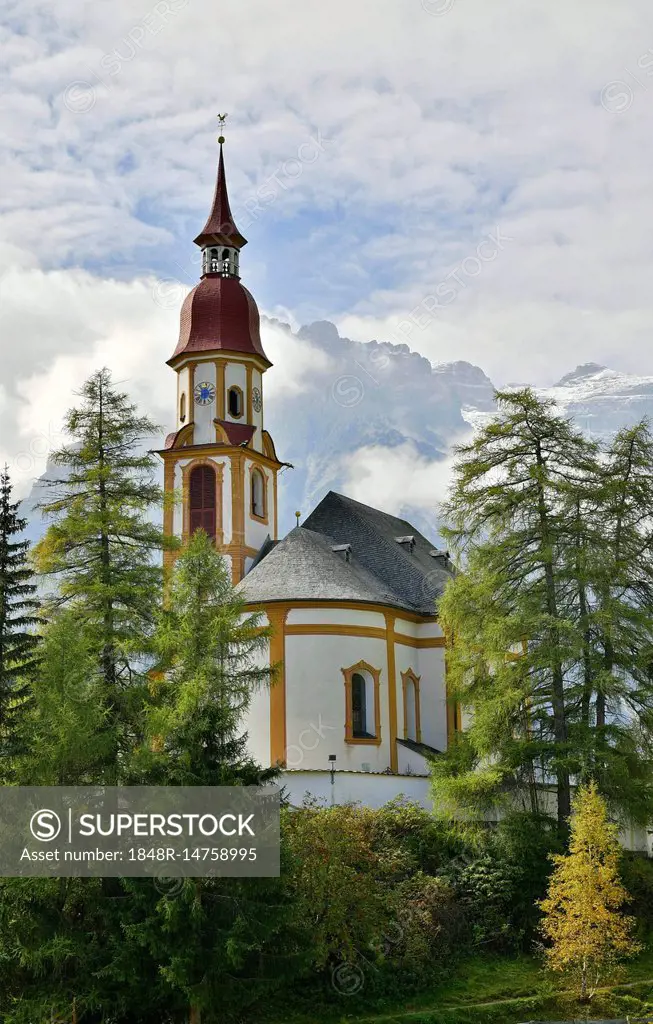 Parish church Obernberg zum Hl. St. Nikolaus, Obernberg, Tyrol, Austria