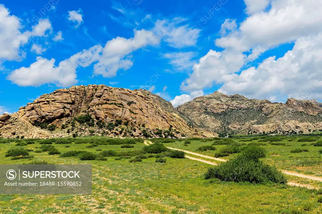 Khugnu Khan Mountains, Khögnö Khan Uul National Park, Bulgan Province, Mongolia