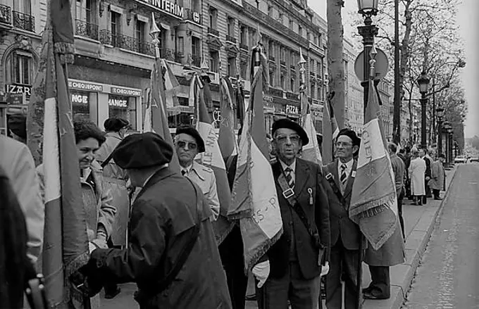 France, Paris, 25.03.1990, Veterans, Europe