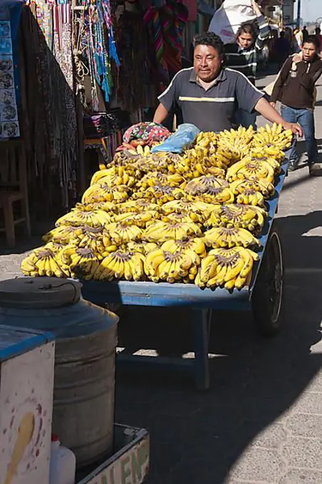 Bananas for sale, Chichicastenango, Guatemala, Central America