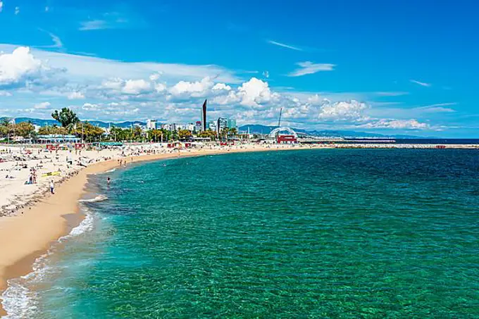 Nova Icaria Beach, Barcelona, Spain, Europe