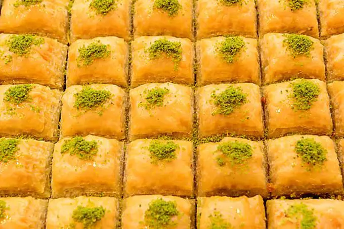 Baklava, Turkish sweets, Istanbul, European side, Istanbul Province, Turkey, European side, Europe