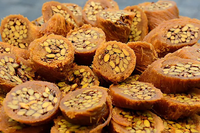 Baklava, Turkish sweets, Istanbul, European side, Istanbul Province, Turkey, European side, Europe