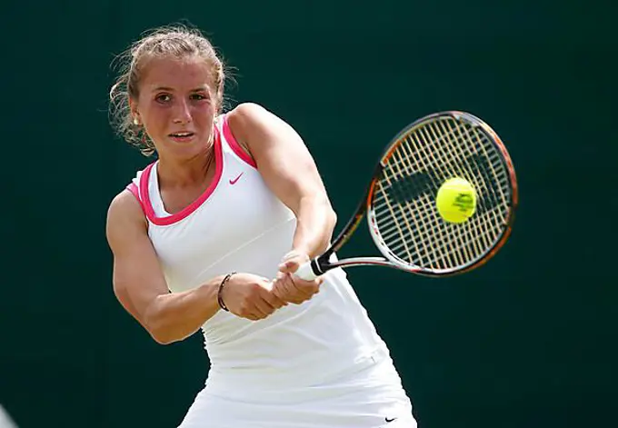 Annika Beck, GER, Wimbledon Championships 2012 AELTC, ITF Grand Slam Tennis Tournament, London, England, United Kingdom, Europe