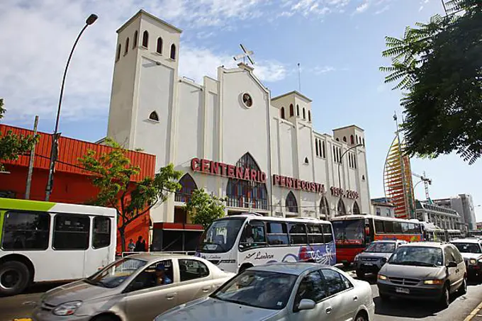 Catedral Evangelica de Chile, Pentecostal Church, Santiago de Chile, Chile, South America