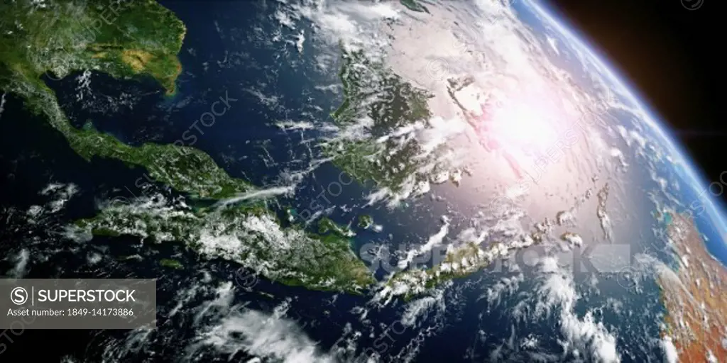 Southeast Asia from space