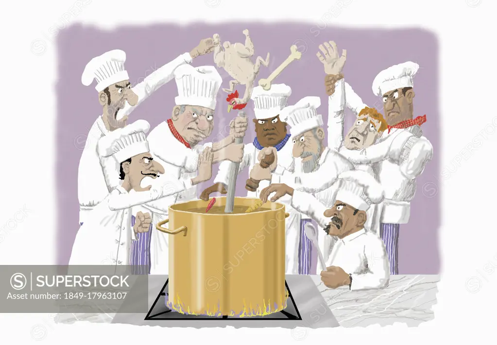 Too many cooks spoil the broth