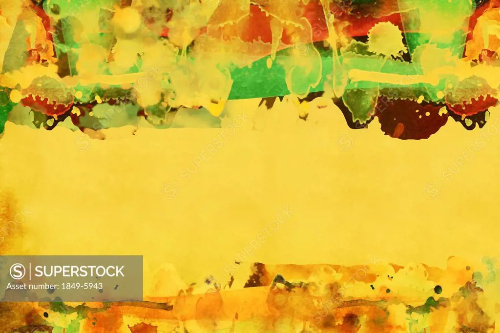 Bright color abstract splatter