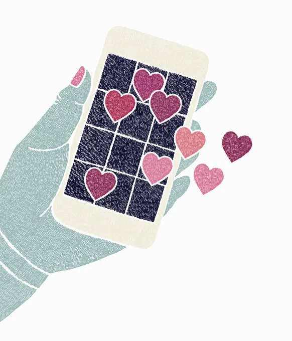 Using smart phone for internet dating