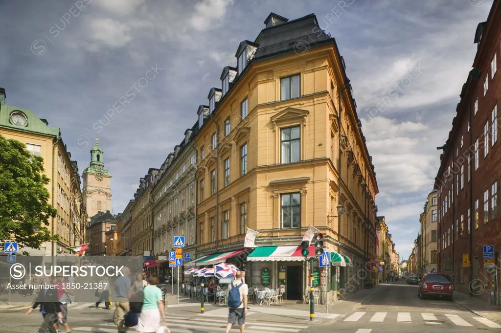 Sweden, Stockholm, Streets In Gamla Stan.