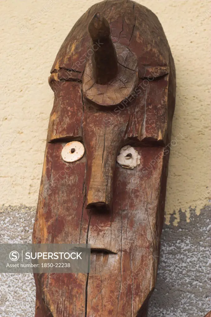 Ethiopia, South, Konso - Waga (Wakka), 'Famous Carved Wooden Effergies Of Chiefs And Warriors, Which Are Now Becoming Rare As Many Have Been Stolen By Art Collectors '