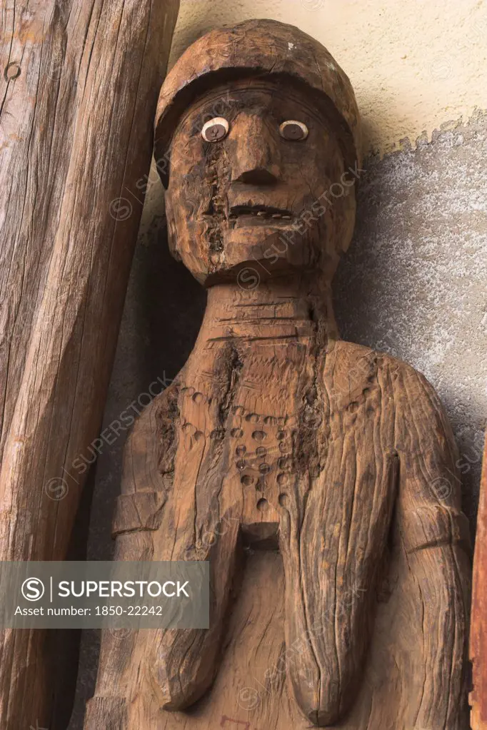 Ethiopia, South, Konso - Waga (Wakka), 'Famous Carved Wooden Effergies Of Chiefs And Warriors, Which Are Now Becoming Rare As Many Have Been Stolen By Art Collectors '