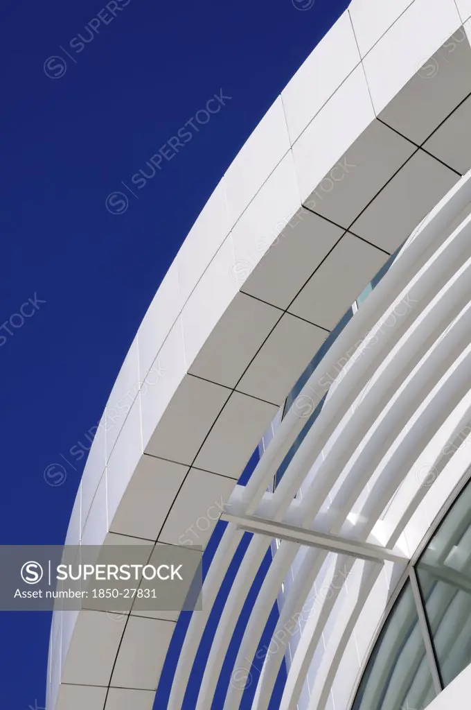 Usa, California, Los Angeles, 'Architectural Detail, Getty Centre'