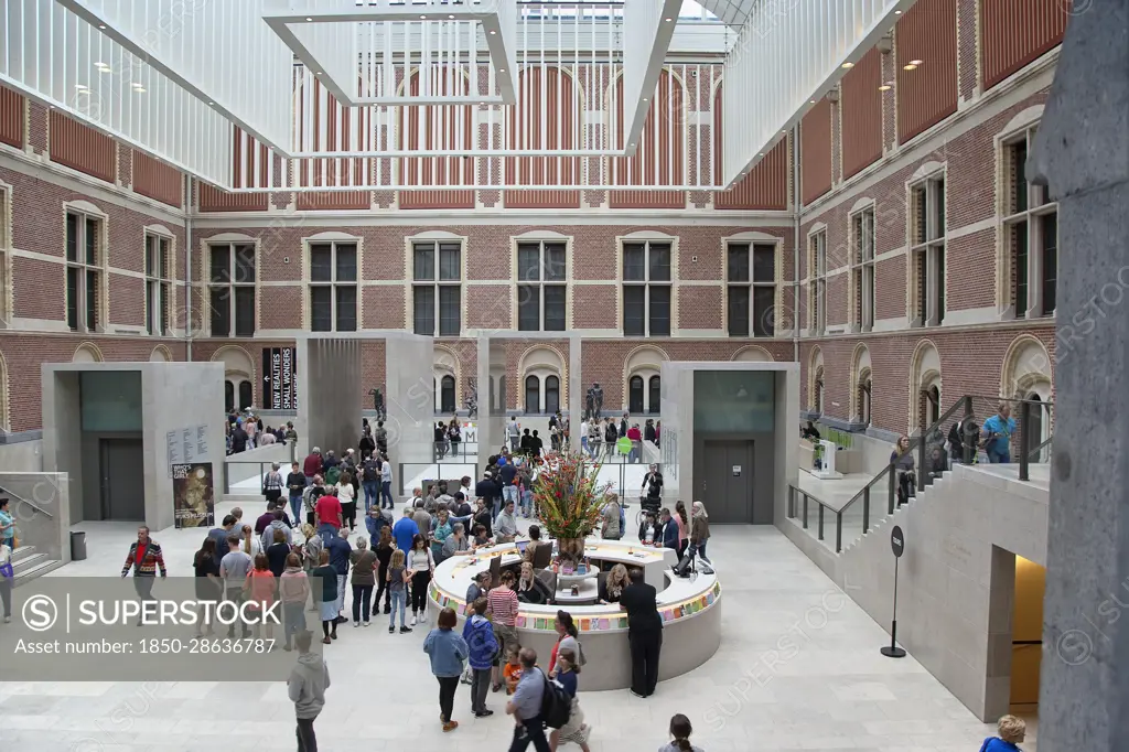 Holland, North, Amsterdam, Interior of the Rijksmuseum.