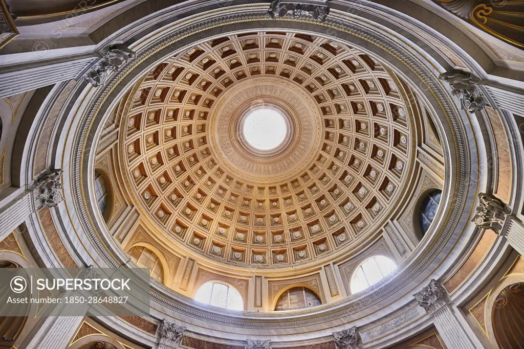 Italy, Vatican City,Vatican Museums, Sala Rotondo.