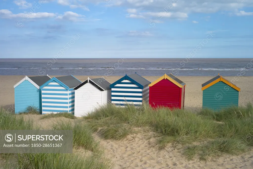 Limited Edition Signed Watercolor Print Beach Huts at Southwold Suffolk Seaside outlets Coastal