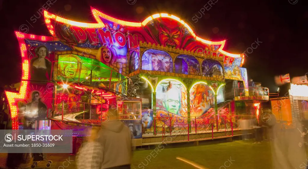 England West Sussex Lancing, Entertainment  Funfairs  Rides