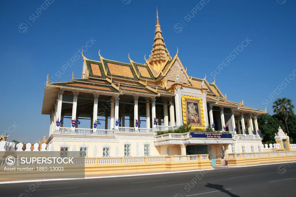 Cambodia, , Phnom Penh, Chan Chaya Pavilion at the Royal Palace