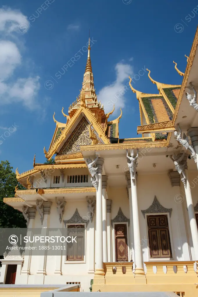 Cambodia, , Phnom Penh, The Royal Throne Hall at the Royal Palace