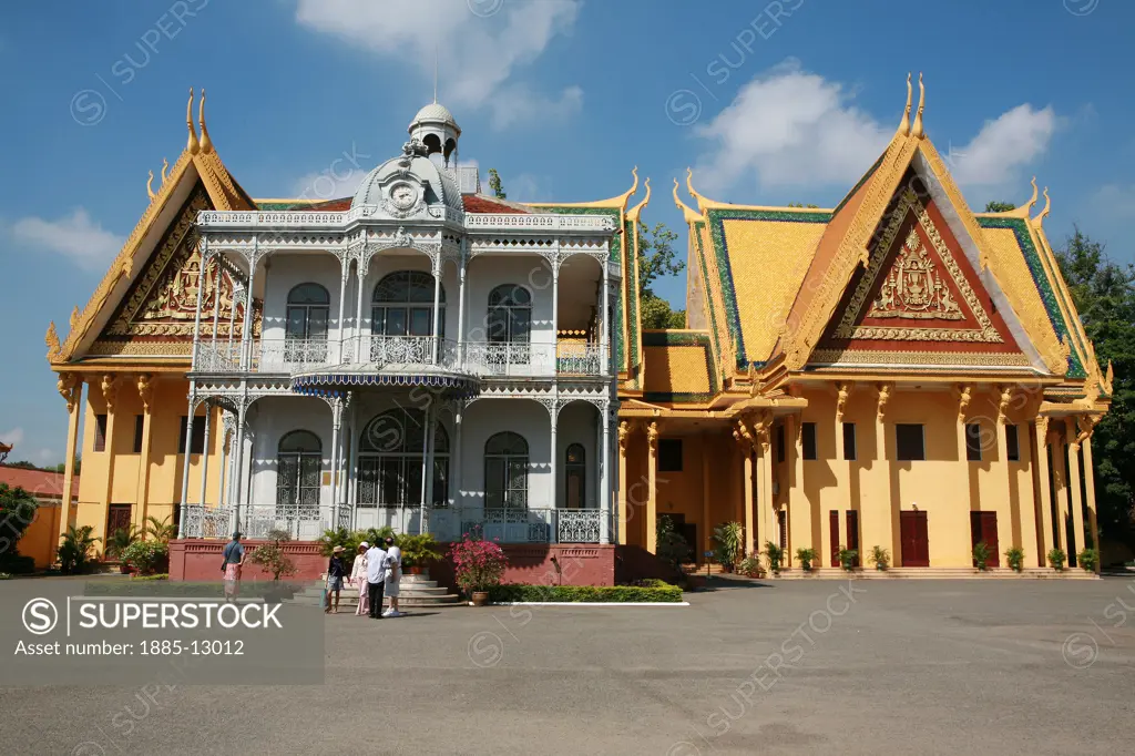 Cambodia, , Phnom Penh, Napoleon III Pavilion and Royal Offices at the Royal Palace