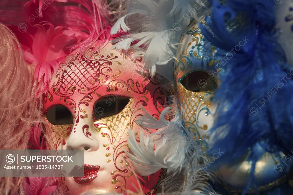 Italy, Veneto, Venice, Carnival masks