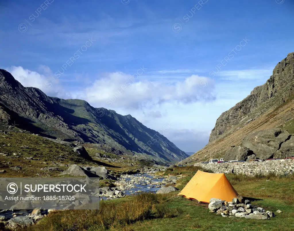 UK - Wales, Snowdonia, Snowdonia National Park, Llanberis Pass