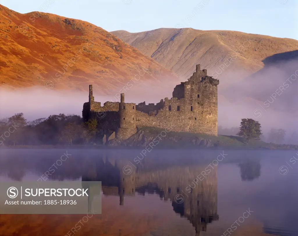 UK - Scotland, Argyll, Dalmally - near, Kilchurn Castle and Loch Awe