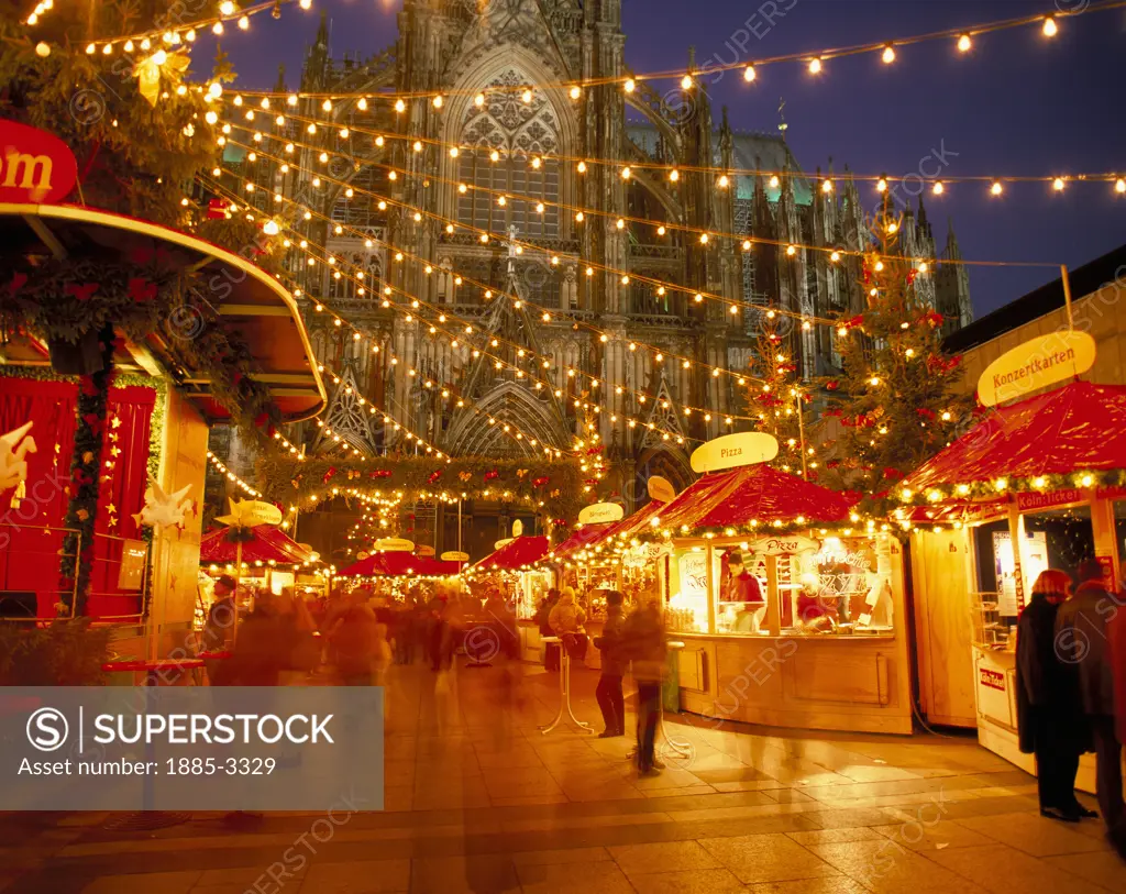 Germany, North Rhine-westphalia, Cologne, Christmas Market