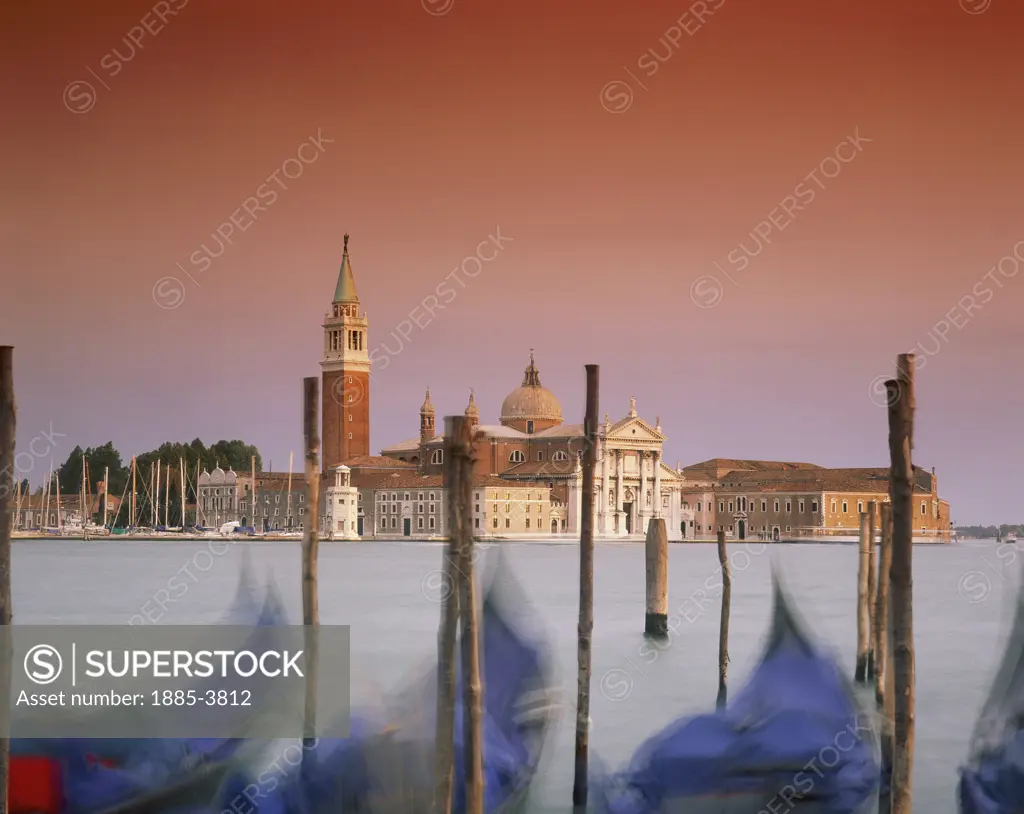 Italy, Veneto, Venice, San Giorgio Maggiore Early Morning