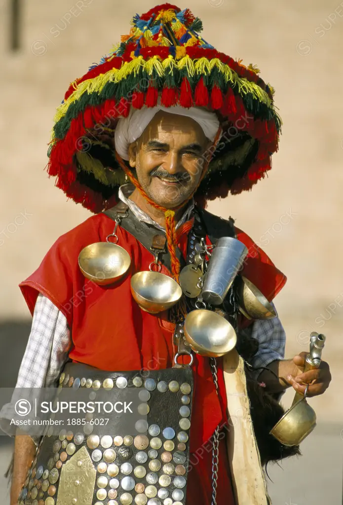 Morocco, , Marrakesh, Water-seller